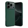 Apple İphone 17 Pro Max Nano İçi Kadife Silikon - Koyu Yeşil