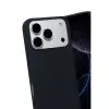 Apple İphone 17 Pro Max Nano İçi Kadife Silikon - Siyah