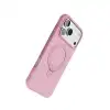 Apple İphone 17 Pro Max Regal Magsafe Standlı Kapak - Açık Pembe