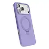 Apple İphone 17 Pro Max Regal Magsafe Standlı Kapak - Lila