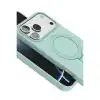 Apple İphone 17 Pro Max Regal Magsafe Standlı Kapak - Su Yeşili