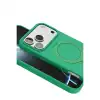 Apple İphone 17 Pro Max Regal Magsafe Standlı Kapak - Yeşil