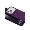 Apple İphone 17 Pro Regal Magsafe Standlı Kapak - Derin Mor