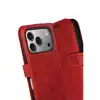 Apple İphone 17 Pro Trend S Plus Kapaklı Kılıf - Kırmızı