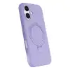 Apple İphone 17 Regal Magsafe Standlı Kapak - Lila