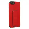 Apple İphone 6 Kılıf Mega Standlı Silikon - Kırmızı