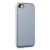 Apple İphone 7 Kılıf Coco Deri Silikon Kapak - Açık Mavi