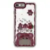 Apple İphone 7 Kılıf Sweet Desenli Silikon Kapak - Pembe