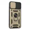 Apple İphone 7 Plus Kılıf Pars Lens Yüzüklü Silikon - Gold