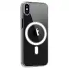Apple İphone X Kılıf Magneticsafe Şeffaf Silikon - Şeffaf