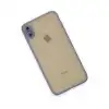 Apple İphone X Kılıf Montreal Silikon Kapak - Gri