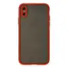 Apple İphone X Kılıf Montreal Silikon Kapak - Kırmızı