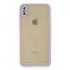 Apple İphone X Kılıf Montreal Silikon Kapak - Mor
