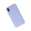 Apple İphone X Kılıf Nano İçi Kadife Silikon - Lila
