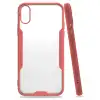 Apple İphone X Kılıf Platin Silikon - Pembe