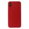 Apple İphone X Kılıf Pp Ultra İnce Kapak - Kırmızı
