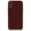 Apple İphone Xs Max Kılıf Lansman Legant Silikon - Bordo