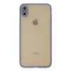 Apple İphone Xs Max Kılıf Montreal Silikon Kapak - Gri