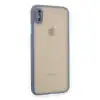 Apple İphone Xs Max Kılıf Montreal Silikon Kapak - Gri