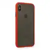Apple İphone Xs Max Kılıf Montreal Silikon Kapak - Kırmızı