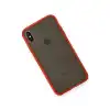 Apple İphone Xs Max Kılıf Montreal Silikon Kapak - Kırmızı