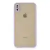 Apple İphone Xs Max Kılıf Montreal Silikon Kapak - Mor