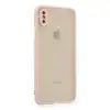 Apple İphone Xs Max Kılıf Montreal Silikon Kapak - Pembe