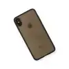 Apple İphone Xs Max Kılıf Montreal Silikon Kapak - Siyah