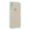 Apple İphone Xs Max Kılıf Montreal Silikon Kapak - Turkuaz