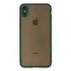 Apple İphone Xs Max Kılıf Montreal Silikon Kapak - Yeşil