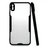 Apple İphone Xs Max Kılıf Platin Silikon - Siyah