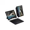 Apple T5209d İpad Pro 12.9 (2021) Kılıf İnter Ledli Klavyeli Tablet Kılıfı - Siyah