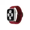 Apple Watch 38mm  Kordon (saat Değildir) - Siyah-bordo