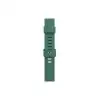 Apple Watch 38mm Kr408 Çizgili Silikon Kordon (saat Değildir) - Yeşil
