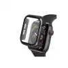 Apple Watch 41mm Camlı Kasa Ekran Koruyucu - Siyah