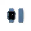 Apple Watch 42mm Hasırlı Cırtcırtlı Kordon - Mavi