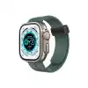 Apple Watch 42mm Kr412 Elegance Stylısh Kordon (saat Değildir) - Koyu Yeşil
