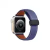 Apple Watch 42mm Kr414 Daks Deri Kordon (saat Değildir) - Lacivert