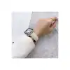 Apple Watch 42mm Kr414 Daks Deri Kordon (saat Değildir) - Pembe