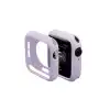 Apple Watch 44mm Silikon Alt Kasa - Lila