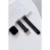 Apple Watch 45mm Jelly Silikon Kordon (saat Değildir) - Siyah