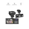 Araç İçi 1080p 3 Kameralı Lcd Ekranlı Gece Görüşlü , G-sensör , Geri Görüş Kamera