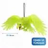 Asılabilir Lateks Kartal Dekor Süsü Yeşil 17-18 Cm