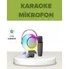 Astronot Tasarımlı Bluetooth Speaker ve Kablosuz Mikrofon Karaoke Seti