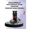 Basınç Saatli Ayak Pompası Bisiklet ve Araç Uyumlu