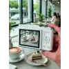 Beyaz 4K Dijital Kamera 2.4 İnç HD Ekran ve LED Flaşlı