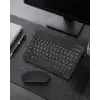Bluetooth Klavye Mouse Seti Taşınabilir Wireless Bilgisayar Aksesuarı