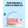 Bluetooth Klavye ve Mouse Kombinasyonu – USB Alıcılı, Kompakt, Uzun Ömürlü