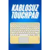 Bluetooth Touchpad Klavye Ultra İnce Taşınabilir Q Klavye
