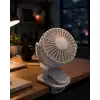 Çalışma Masası ve Yatak Başlığı İçin Klipsli Mini Fan